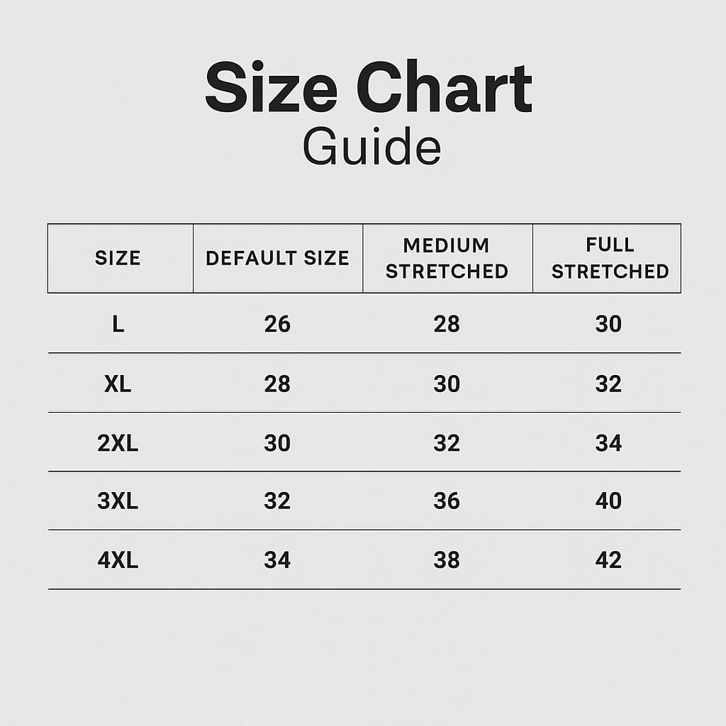 Size Chart Guide