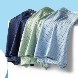 3PCS Ice Silk Mesh Vogue Men Boxers
