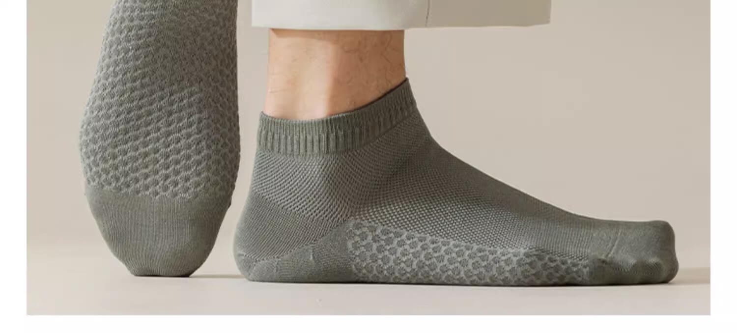 China-5 Pair Breathable-Men’s-Cotton-Short-Socks (14)