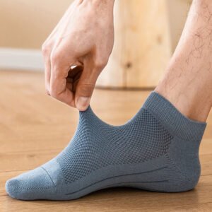 China 5 Pair Thin Mesh Low-Cut Socks